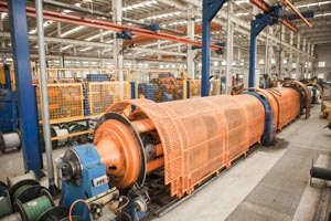 金山電纜生產(chǎn)車間